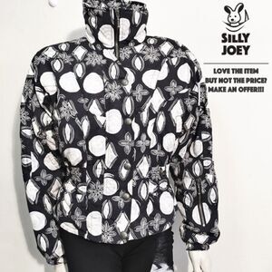 NILS Retro Ski Jacket Wild Pattern